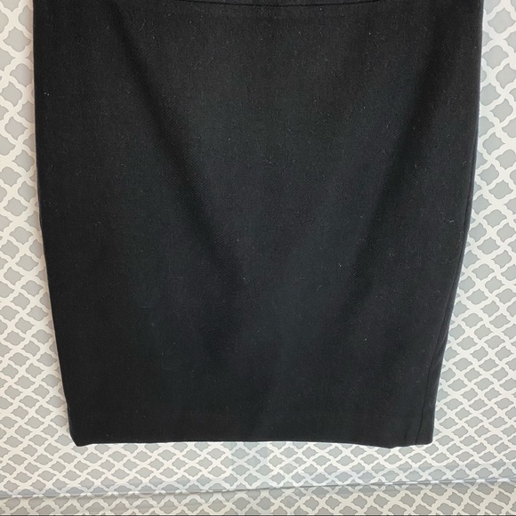 EUC J. Crew Factory Black Wool The Pencil Skirt - Picture 4 of 10